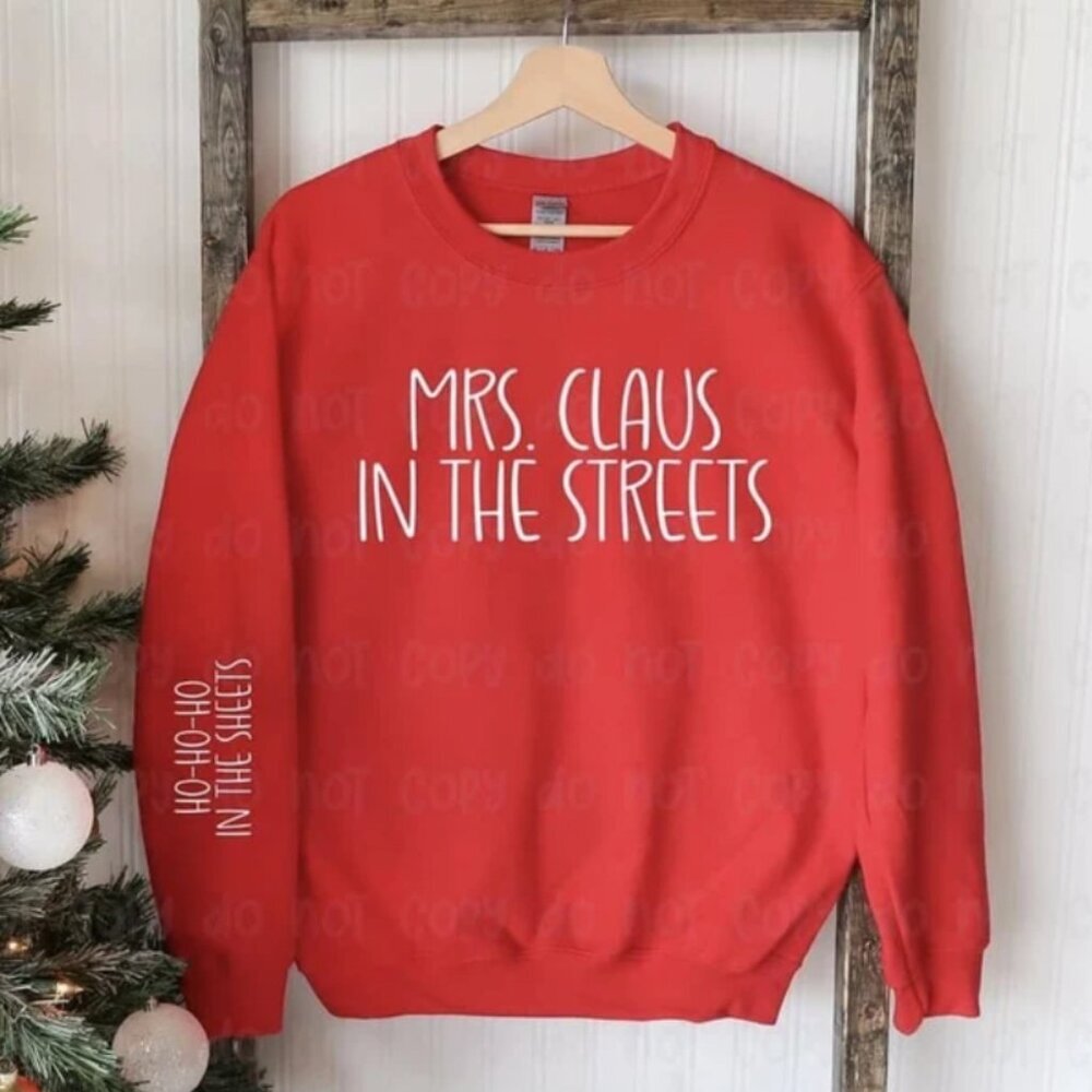 NWT - Mrs. Claus in the Streets Sweatshirt
